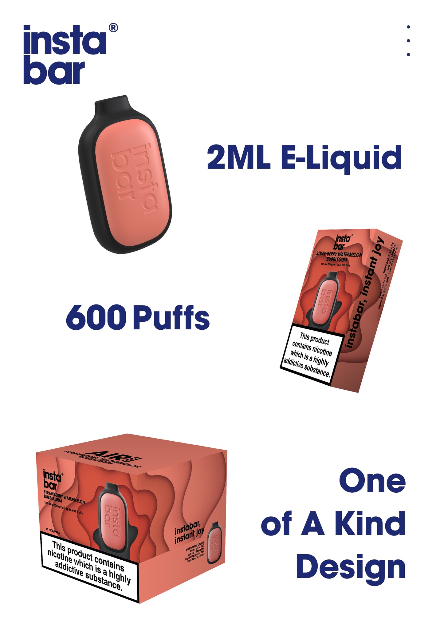 instaBar Air 600, Watermelon Smash